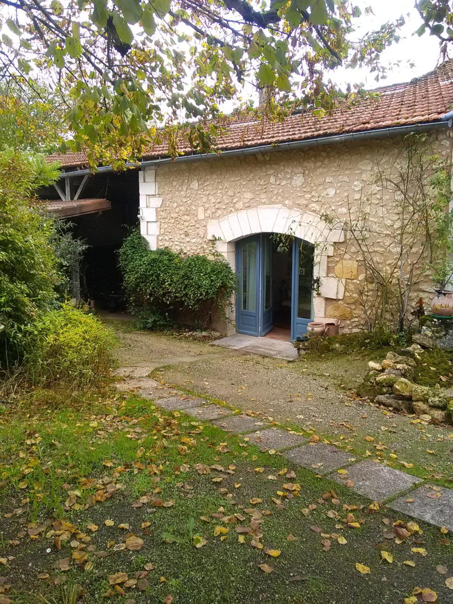 Apartamento La Maison Bleue Brantôme Exterior foto